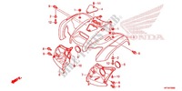 GARDE BOUE AVANT pour Honda FOURTRAX 420 RANCHER 4X4 AT PS 2012