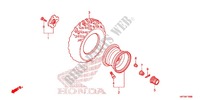 ROUE ARRIERE pour Honda FOURTRAX 420 RANCHER 4X4 AT PS 2012