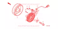 ALTERNATEUR pour Honda FOURTRAX 420 RANCHER 4X4 Electric Shift 2009