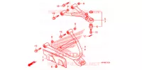 TRIANGLES AVANT (4WD) pour Honda FOURTRAX 420 RANCHER 4X4 Electric Shift 2009