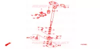 ARBRE DE DIRECTION pour Honda FOURTRAX 420 RANCHER 2X4 BASE 2007