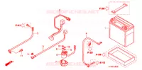 BATTERIE pour Honda FOURTRAX 420 RANCHER 2X4 BASE 2007