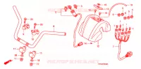 GUIDON (1) pour Honda FOURTRAX 420 RANCHER 2X4 BASE 2007
