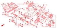 BRAS OSCILLANT pour Honda TRX 450 R SPORTRAX Electric Start BLACK 2008