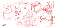 BATTERIE pour Honda TRX 450 R SPORTRAX Electric Start 2008