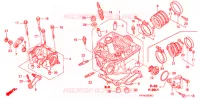 CULASSE pour Honda TRX 450 R SPORTRAX Electric Start 2008