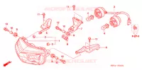 PHARE ('06 '08) pour Honda TRX 450 R SPORTRAX Electric Start 2008