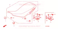 SELLE pour Honda TRX 450 R SPORTRAX Electric Start 2008