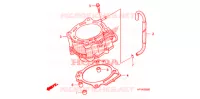 CYLINDRE pour Honda TRX 450 R SPORTRAX Electric Start WHITE 2013