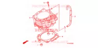 CYLINDRE pour Honda TRX 450 R SPORTRAX Electric Start WHITE 2013