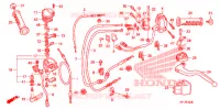 LEVIER DE GUIDON   CABLE   COMMODO pour Honda TRX 450 R SPORTRAX Electric Start WHITE 2013