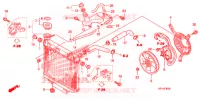 RADIATEUR pour Honda TRX 450 R SPORTRAX Electric Start WHITE 2013