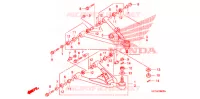 TRIANGLES AVANT pour Honda TRX 450 R SPORTRAX Electric Start WHITE 2013