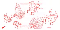 REPOSE PIED pour Honda TRX 450 R SPORTRAX Electric Start WHITE 2013