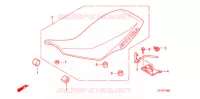 SELLE pour Honda TRX 450 R SPORTRAX Electric Start WHITE 2013
