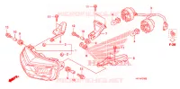 PHARE pour Honda TRX 450 R SPORTRAX Electric Start RED 2013