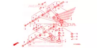 TRIANGLES AVANT pour Honda TRX 450 R SPORTRAX Electric Start RED 2013