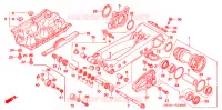 BRAS OSCILLANT pour Honda TRX 450 R SPORTRAX Kick start BLACK 2008