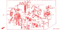 CARBURATEUR pour Honda FOURTRAX 500 RUBICON Hydrostatic 2004