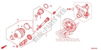 CARDAN pour Honda FOURTRAX 500 RUBICON DCT EPS 2015