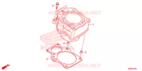 CYLINDRE pour Honda FOURTRAX 500 RUBICON DCT EPS 2016