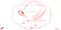 SELLE pour Honda FOURTRAX 500 RUBICON DCT EPS 2016