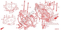 CARTER MOTEUR pour Honda FOURTRAX 500 FOREMAN RUBICON Hydrostatic CAMO 2012