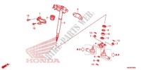 ARBRE DE DIRECTION (TRX500FA) pour Honda FOURTRAX 500 FOREMAN RUBICON Hydrostatic CAMO 2013