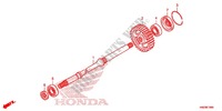 ARBRE DE SORTIE pour Honda FOURTRAX 500 FOREMAN RUBICON Hydrostatic CAMO 2013