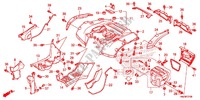 GARDE BOUE ARRIERE pour Honda FOURTRAX 500 FOREMAN RUBICON Hydrostatic CAMO 2013