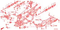 CADRE pour Honda FOURTRAX 500 FOREMAN 4X4 Electric Shift 2016
