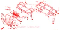 SUPPORT pour Honda FOURTRAX 500 FOREMAN 4X4 Electric Shift 2016