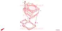 CYLINDRE pour Honda FOURTRAX 500 FOREMAN 4X4 Electric Shift, Power Steering Camo 2014