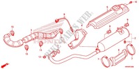 SILENCIEUX D'ECHAPPEMENT pour Honda FOURTRAX 500 FOREMAN 4X4 Electric Shift, Power Steering Camo 2014