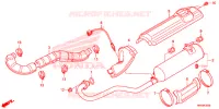 SILENCIEUX D'ECHAPPEMENT pour Honda FOURTRAX 500 FOREMAN 4X4 Electric Shift, Power Steering Camo 2014