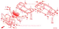 SUPPORT pour Honda FOURTRAX 500 FOREMAN 4X4 Electric Shift, Power Steering Camo 2014