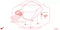 SELLE pour Honda FOURTRAX 500 FOREMAN ES PS 2014