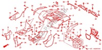 GARDE BOUE ARRIERE ('07/'08) pour Honda FOURTRAX 500 FOREMAN RUBICON GPS 2007