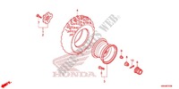 ROUE ARRIERE pour Honda FOURTRAX 500 FOREMAN 4X4 Power Steering, CAMO 2014
