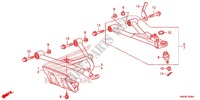 TRIANGLES AVANT pour Honda FOURTRAX 500 FOREMAN 4X4 Power Steering, CAMO 2014