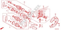 MOYEU   CARDAN AVANT pour Honda FOURTRAX 500 FOREMAN 4X4 Power Steering, CAMO 2015