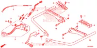 PEDALE   REPOSE PIED pour Honda FOURTRAX 500 RUBICON 2015