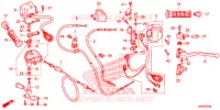 COMMODO   LEVIER   CABLE pour Honda FOURTRAX 500 RUBICON EPS RED 2016