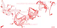 GUIDON pour Honda FOURTRAX 500 RUBICON EPS RED 2016