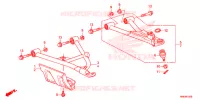 TRIANGLES AVANT pour Honda FOURTRAX 500 RUBICON EPS RED 2016