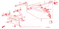 TRIANGLES AVANT pour Honda FOURTRAX 500 FOREMAN 4X4 CAMO 2008