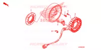 ALTERNATEUR pour Honda FOURTRAX 500 FOREMAN 4X4 RED 2009