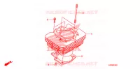 CYLINDRE pour Honda FOURTRAX 500 FOREMAN 4X4 RED 2009