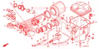 FILTRE A AIR pour Honda FOURTRAX 500 FOREMAN 4X4 RED 2009