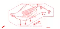 SELLE pour Honda FOURTRAX 500 FOREMAN 4X4 RED 2009